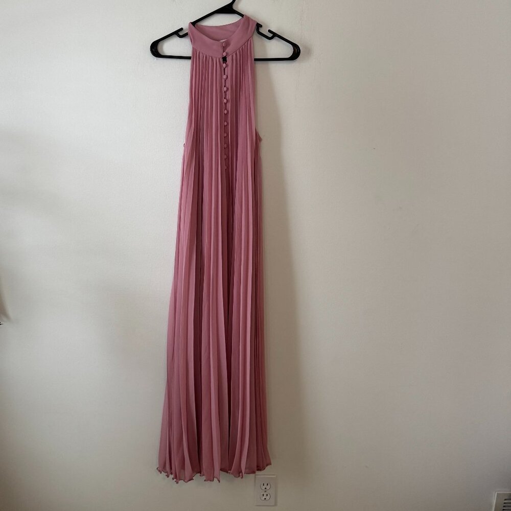 Aritzia Wilfred Mosaic Dress Pink